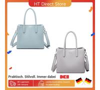 Miss Lulu Set da 2 pezzi Borsa da donna Elegante borsa a tracolla con manico medio in pelle PU per lavoro e tempo libero