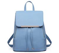 Miss Lulu Zaino Donna Borsa Zainetto Donna Casual Zaino Fashion Shell con Coulisse Zaino in Pelle Sintetica Design a conchiglia Zaino di Medie Dimensioni