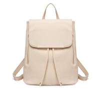 Miss Lulu Zaino Donna Borsa Zainetto Donna Casual Zaino Fashion Shell con Coulisse Zaino in Pelle Sintetica Design a conchiglia Zaino di Medie Dimensioni