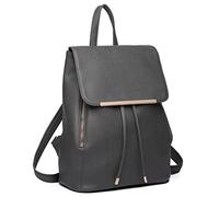 Miss Lulu Zaino Donna Borsa Zainetto Donna Casual Zaino Fashion Shell con Coulisse Zaino in Pelle Sintetica Design a conchiglia Zaino di Medie Dimensioni