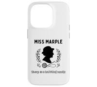 Miss Marple Sharp come un ferro da maglia Custodia per iPhone 14 Pro