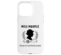 Miss Marple Sharp come un ferro da maglia Custodia per iPhone 15 Pro Max