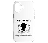 Miss Marple Sharp come un ferro da maglia Custodia per iPhone 16