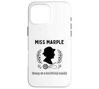 Miss Marple Sharp come un ferro da maglia Custodia per iPhone 16 Pro Max