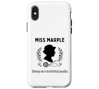 Miss Marple Sharp come un ferro da maglia Custodia per iPhone X/XS