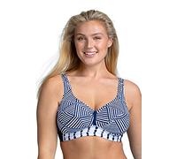 MISS MARY OF SWEDEN Azur Reggiseno del Costume con Sostegno Senza Ferretto con Decorazione 8C Navy Blue