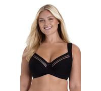 MISS MARY OF SWEDEN Essence Reggiseno con Ferretto in Cotone - Comfort Quotidiano con Dettagli in Pizzo 6C Black