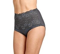 MISS MARY OF SWEDEN Jacquard & Lace Guaina Modellante a Vita Alta per Donna 44 Dark Grey