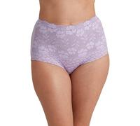 MISS MARY OF SWEDEN Jacquard & Lace Guaina Modellante a Vita Alta per Donna 46 Lavender