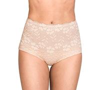 MISS MARY OF SWEDEN Jacquard & Lace Guaina Modellante a Vita Alta per Donna 50 Beige