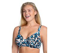 MISS MARY OF SWEDEN Jungle Summer Reggiseno del Costume con Ferretto Sostenitivo e Stampa Leopardata 5C Mixed