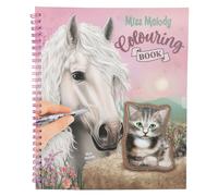 Miss Melody - Colouring Book With Sequins (413745) Toy NUOVO