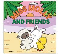 Miss Molly and Friends: Cute Cozy Animal Coloring Book for Children