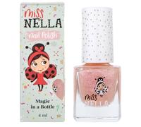 Miss Nella ABRACADABRA- ROSA/ORO Smalto speciale con brillantini per bambini, con formula peel-off, a base d'acqua e senza odori