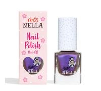 Miss Nella GALACTIC UNICORN -VIOLA METALLICO Smalto speciale con brillantini per bambini, con formula peel-off, a base d'acqua e senza odori