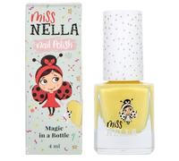 Miss Nella nuova collezione estiva BANANA SPLIT- giallo Smalto speciale con brillantini per bambini, con formula peel-off, a base d'acqua e senza odori