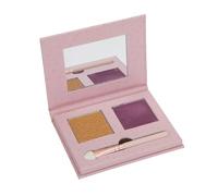 MISS NELLA Set trucco per bambini con palette di ombretti/blush con specchio e pennello (Macaroon Magic)