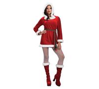 Miss Noelle Sexy Babbo Natale Costume Di Natale Per Adulti