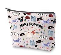Miss Poppins - Beauty case Mary Est 1964 con cerniera, per cosmetici, idea regalo, Maria 1964, No