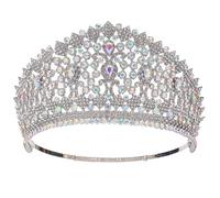 Miss Queen Diadema Diadema per sposa copricapo principessa corona nuziale concorso capelli gioielli da sposa copricapo