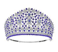 Miss Queen Diadema Diadema per sposa copricapo principessa corona nuziale concorso capelli gioielli da sposa copricapo