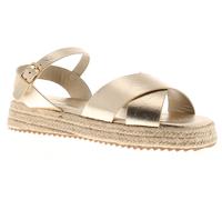 Miss Riot Ziggy Sandali Espadrillas In Oro UK 13 Bambini