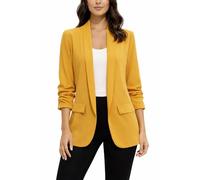 Miss Rouge Giacca,Blazer,Tinta Unita,Manica 3/4, mostarda, 50