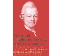 Miß Sara Sampson: Ein bürgerliches Trauerspiel in fünf Aufzügen. Text und Kommentar: 52
