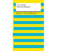 Miss Sara Sampson. Textausgabe mit Kommentar und Materialien: Reclam XL - Text und Kontext: 16163