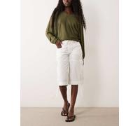 Miss Selfridge capri cargo color crema-Bianco 38