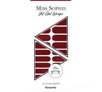 Miss Sophie - 20 UV Gel Wraps Unghie finte 1 pieces Marrone unisex