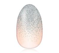 Miss Sophie Pellicola per unghie - "Diamond Dust", Brillantini, Transparent, Argento, Nail Wraps -24 pellicole per unghie autoadesive ultrasottili a lunga durata