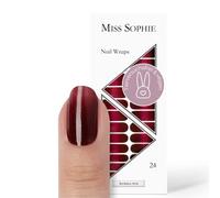 Miss Sophie Unghie Unghie finte Bordeaux Wine Nail Wrap 24 Stk.