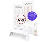 Miss Sophie - Starter Set di Pellicole Autoadesive UV per Unghie, Adesivi in Nude, Babyboomer e French Tips Non Scheggiano, Lunga Tenuta, Facile e Veloce da Applicare