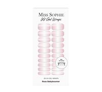 Miss Sophie - Pellicole per unghie UV in gel rosa, baby boomer UV, 20 strisce di gel UV con sfumatura di colore, per unghie e piedi