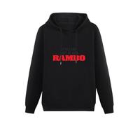 Miss Sumey Rambo Last Blood Mens Black Hoodie Sweatshirt M