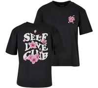 Miss Tee Auto- Love Squadra Tee Donna Parte Superiore Cotone Jersey Fiori