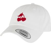 Miss Tee Cappellino da donna Heart Cherries MST325 Einheitsgröße Bianco