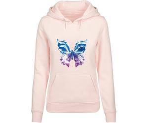 Miss Tee Damen Chromed Butterfly Hoody
