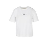 Miss Tee Maglietta da donna Mst025 Girl Gang Tee – Cotone, Oversize, Stampa – Bianco XS