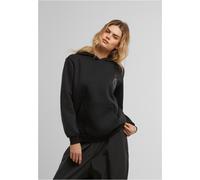 Miss Tee Donna K Heart EMB Felpa con cappuccio soffice MST275 L Nero