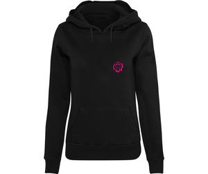 Miss Tee Felpa con cappuccio da donna Everything's Nice MST039 S Nero