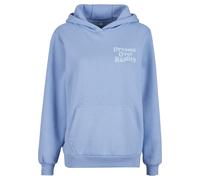 Miss Tee Felpa 'Dreams Over Reality' blu / bianco Donna - Abbigliamento - Taglie comode - Felpe Miss Tee S