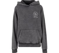 Miss Tee Felpa 'One Line Flowers' grigio denim / bianco Donna Miss Tee M