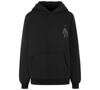 Miss Tee Felpa rosso / nero / bianco Donna - Abbigliamento - Taglie comode - Felpe Miss Tee S