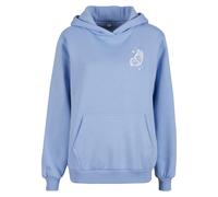 Miss Tee Felpa 'Wildest Dreams' blu chiaro / bianco Donna Miss Tee L