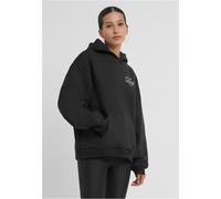 Miss Tee Ladies Lost Flowers Ladies Fluffy Hoody MST216 S Nero