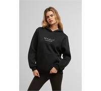 Miss Tee Ladies Love Yourself First EMB Fluffy Hoody MST277 XS Nero