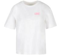 Miss Tee Maglietta da donna All We Need Is Love MST364 L Bianco