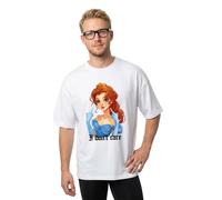 Miss Tee Maglietta A Maniche Corte Don´t Care Handsign